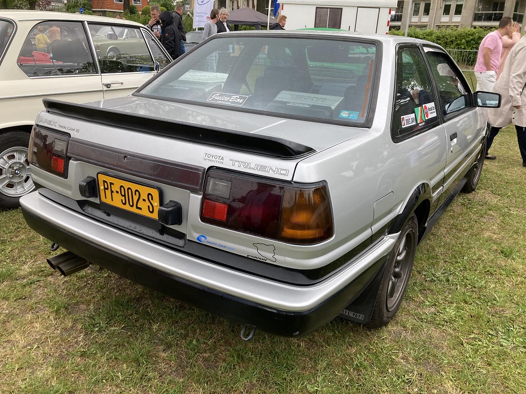 [Image: AEU86 AE86 - Banpei's two door panda Trueno from Japan]