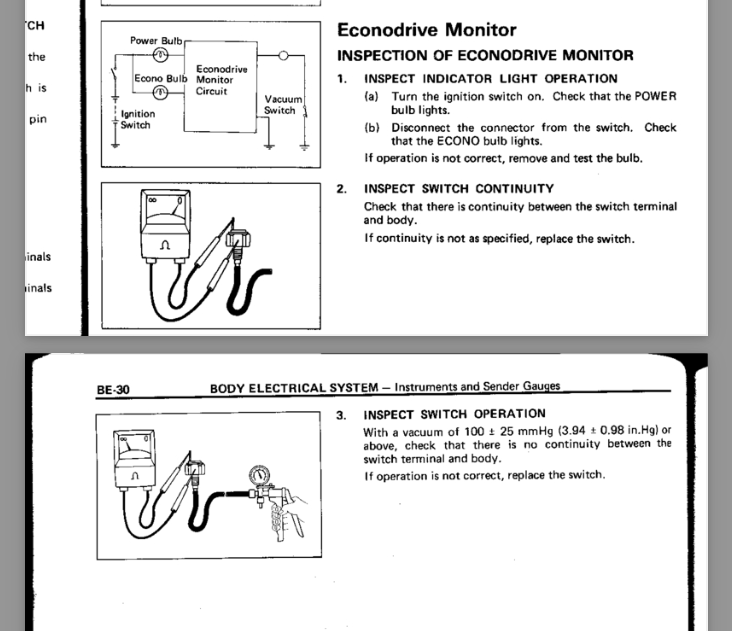 [Image: AEU86 AE86 - ECON and PWR light troubleshooting]