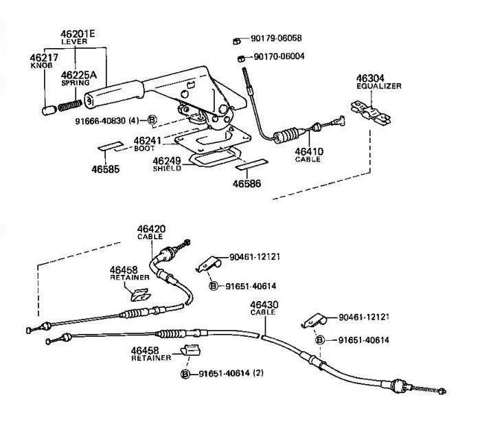 [Image: AEU86 AE86 - Handbrake adjustment discs?]