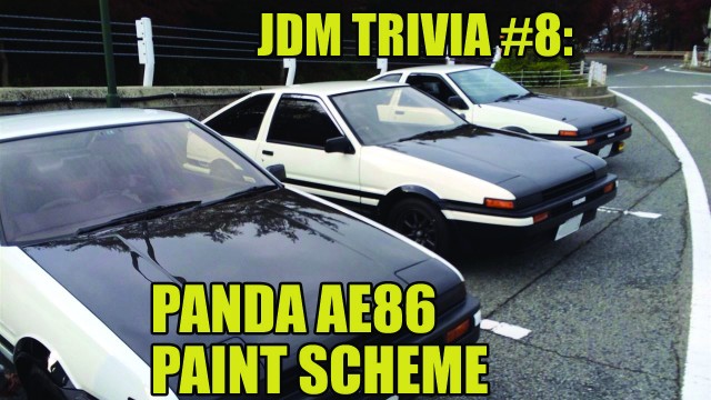 AE86 Panda paint scheme
