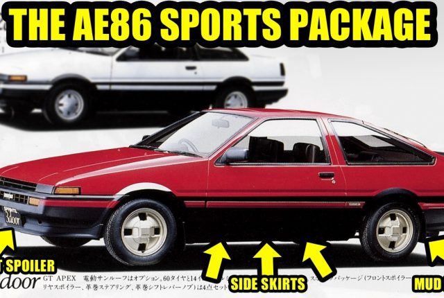 The Toyota AE86 Sports Package